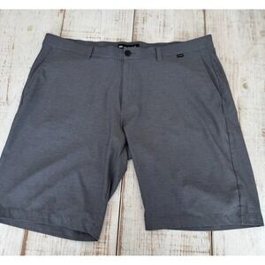 Travis Matthew Men's Grey Golf Shorts Flat Front 42X10